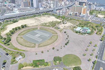 広島みなと公園 入り口